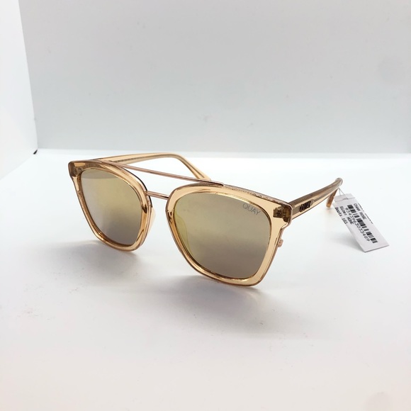 Quay NWT Sweet Dreams Sunglasses Rose / Champagne - Picture 5 of 5